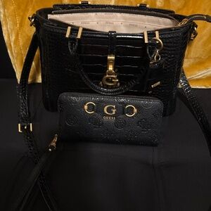 Guess crossbody bag and Wallet .